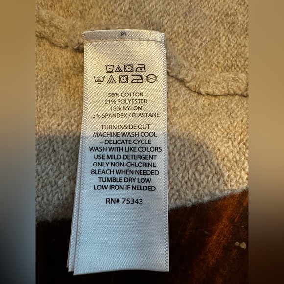 London Kaye Longline Minimalist Hooded Sweater Vest Size S Front Pockets - Picture 5 of 5